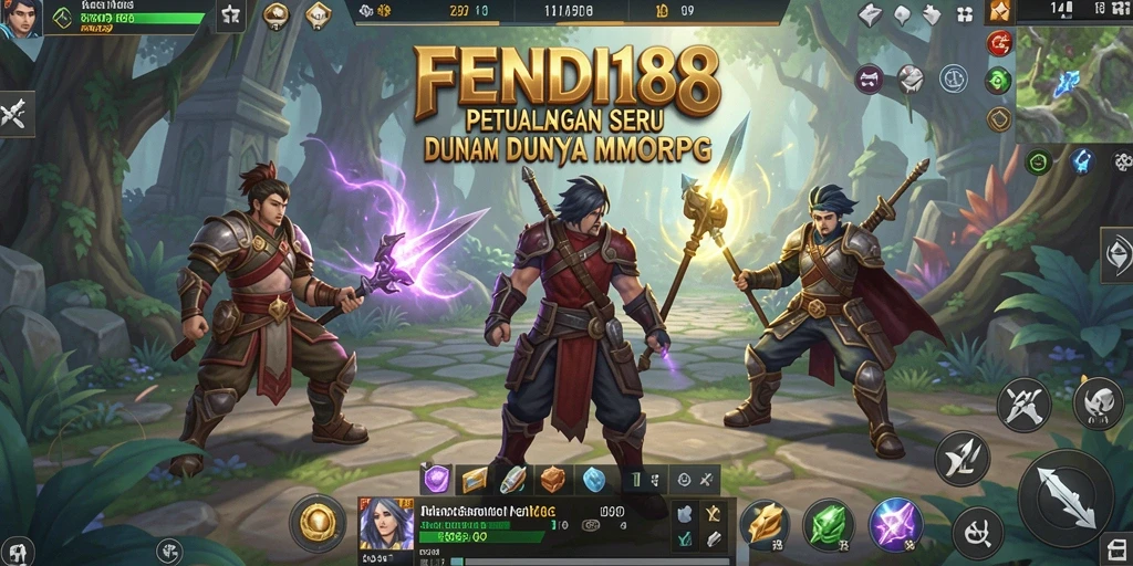 Tampilan gameplay seru dalam FENDI188 yang penuh aksi MMORPG.