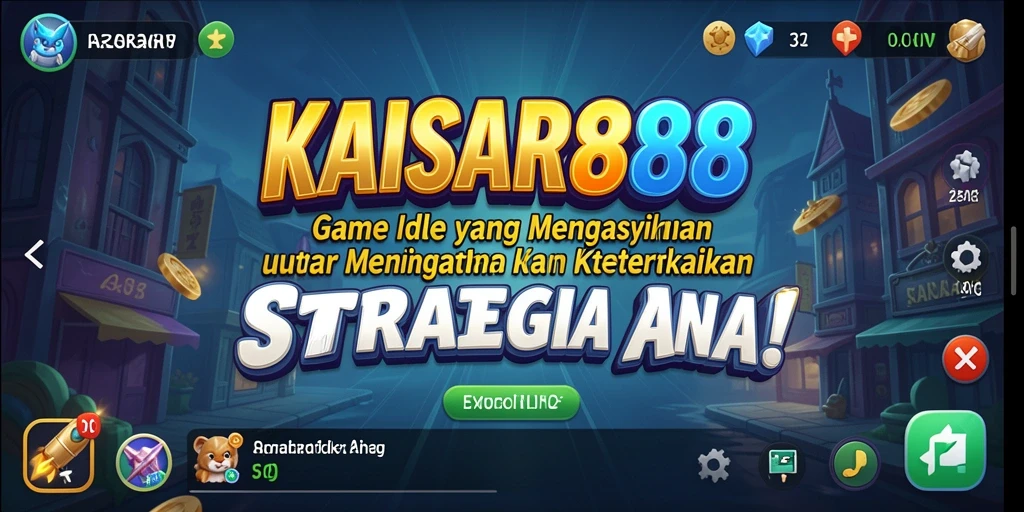 Screenshot KAISAR888 menampilkan aksi gameplay Idle yang seru dan dinamis.