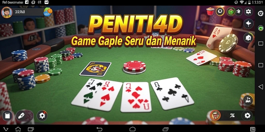 Tampilan gameplay PENITI4D yang menarik dan interaktif.