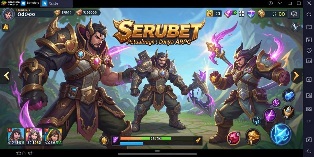 Tampilan gameplay SERUBET yang seru dan penuh aksi.